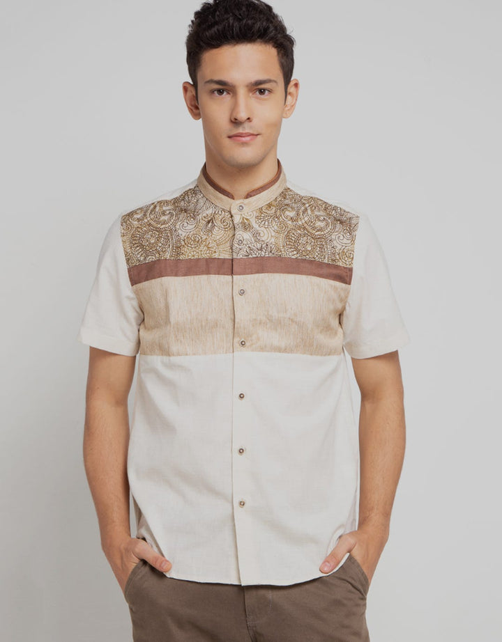 MOC Baju Koko Lengan Pendek Lomanc Pria