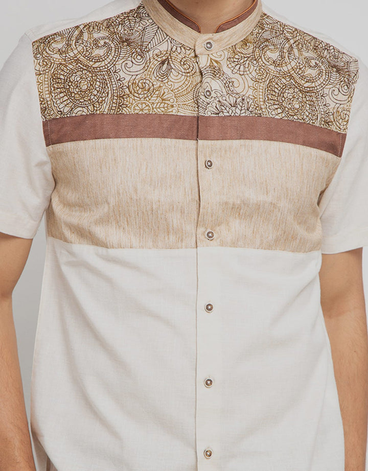 MOC Baju Koko Lengan Pendek Lomanc Pria