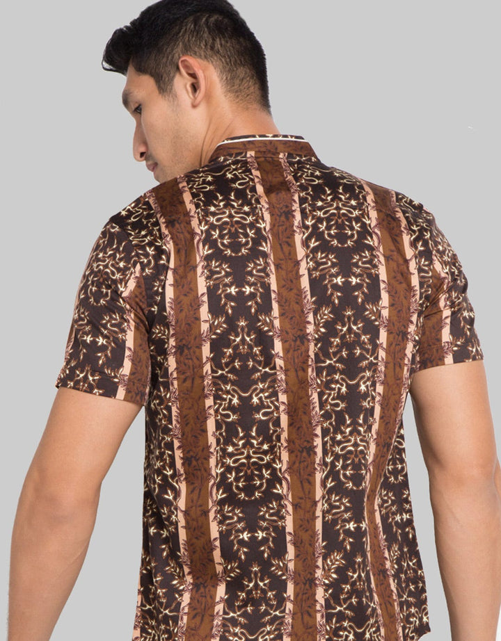 Moc Kemeja Koko Lengan Pendek Pria Bombast