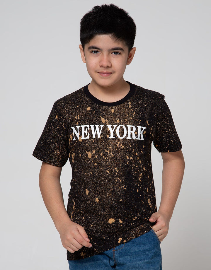 Nevada Short Sleeve T-Shirt Print Splash New York