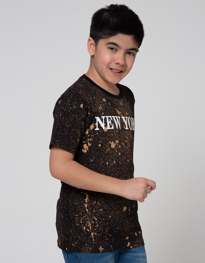 Nevada Short Sleeve T-Shirt Print Splash New York