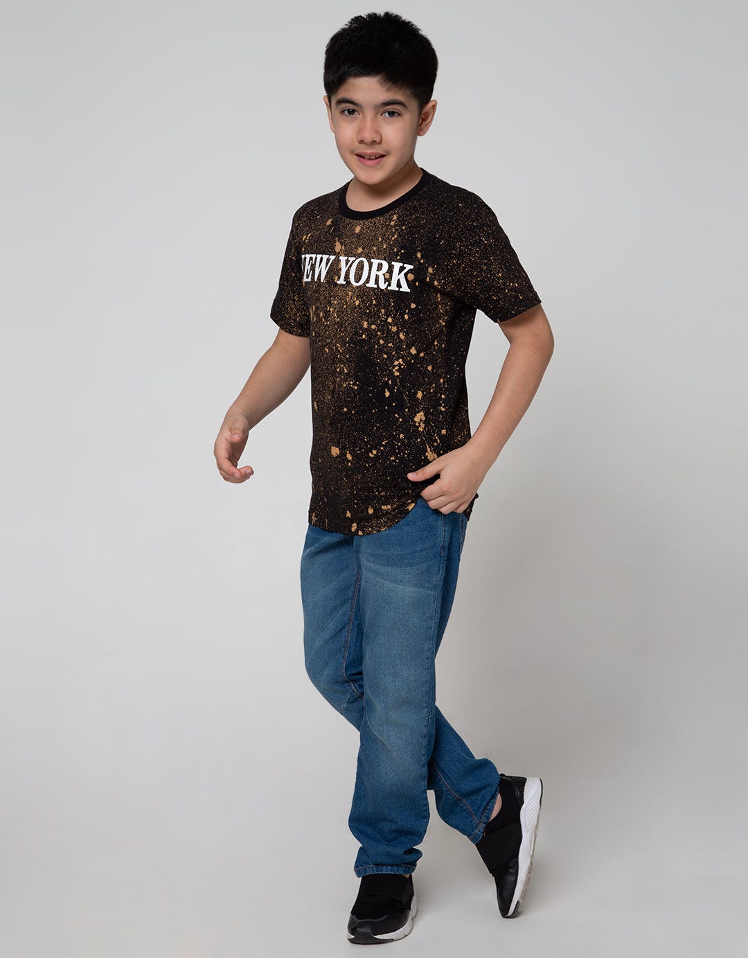 Nevada Short Sleeve T-Shirt Print Splash New York