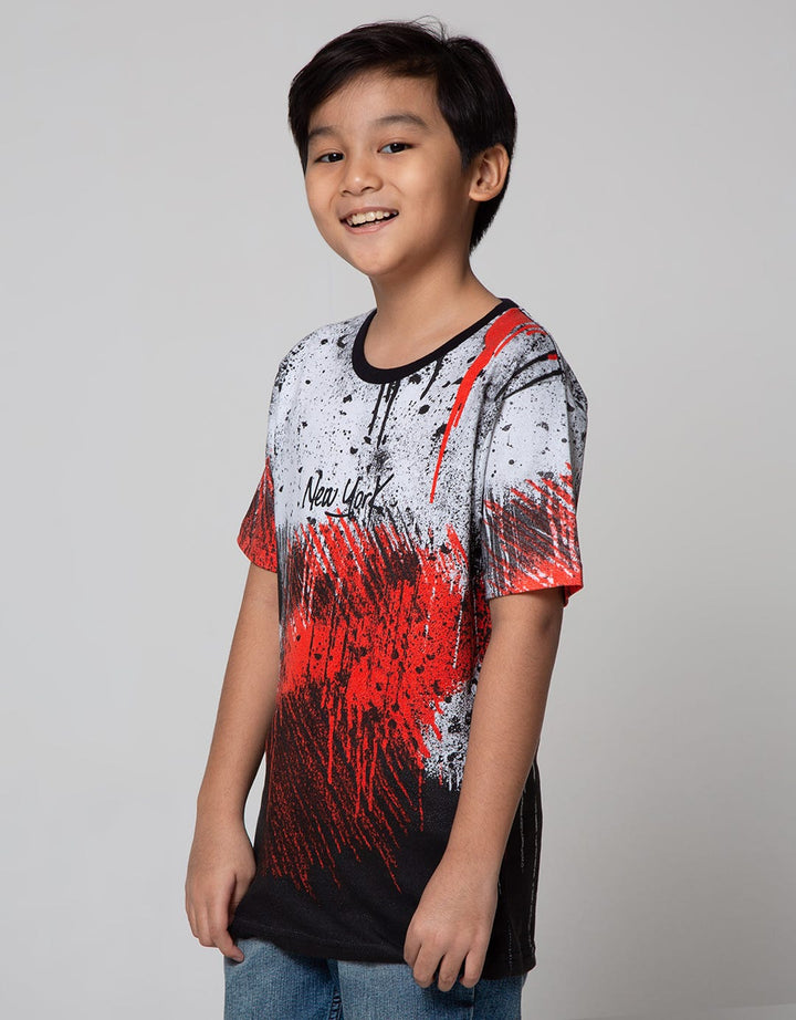 Nevada Short Sleeve T-Shirt Print Brush