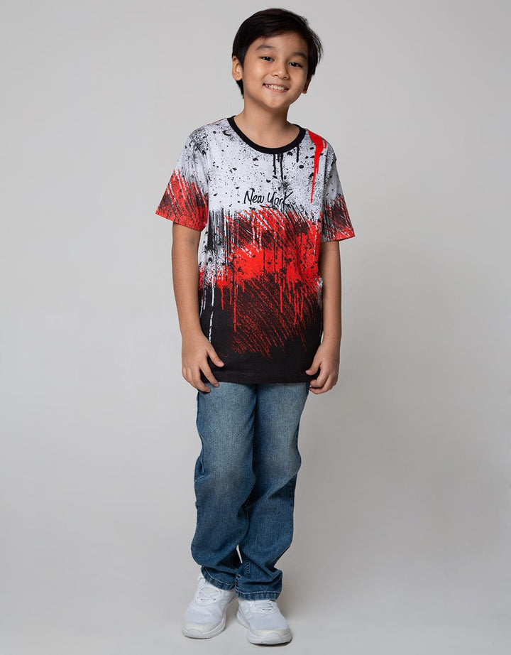 Nevada Short Sleeve T-Shirt Print Brush