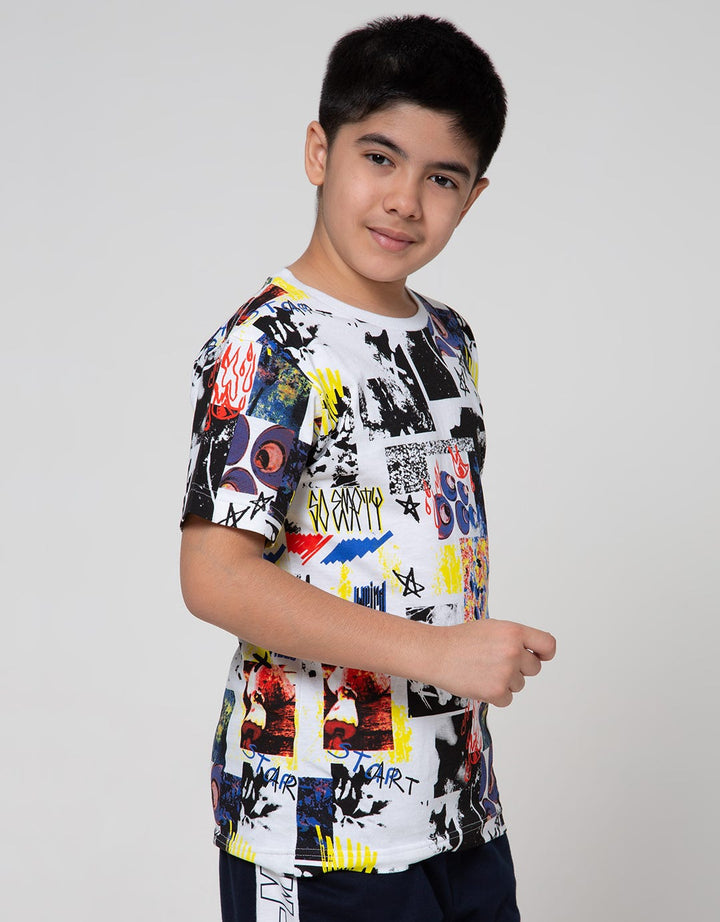 Nevada Short Sleeve T-Shirt Print  Abstract
