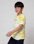 Nevada Short Sleeve T-Shirt Print Tye Dye Yellow