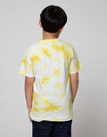 Nevada Short Sleeve T-Shirt Print Tye Dye Yellow