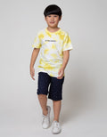 Nevada Short Sleeve T-Shirt Print Tye Dye Yellow