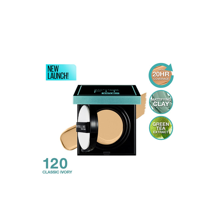 Maybelline Fit Me Matte & Poreless Cushion - 120 Classic Ivory