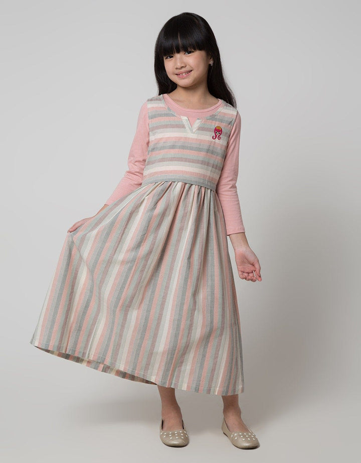 Rodeo Junior Girl Sweet Creamy Dress Anak Perempuan