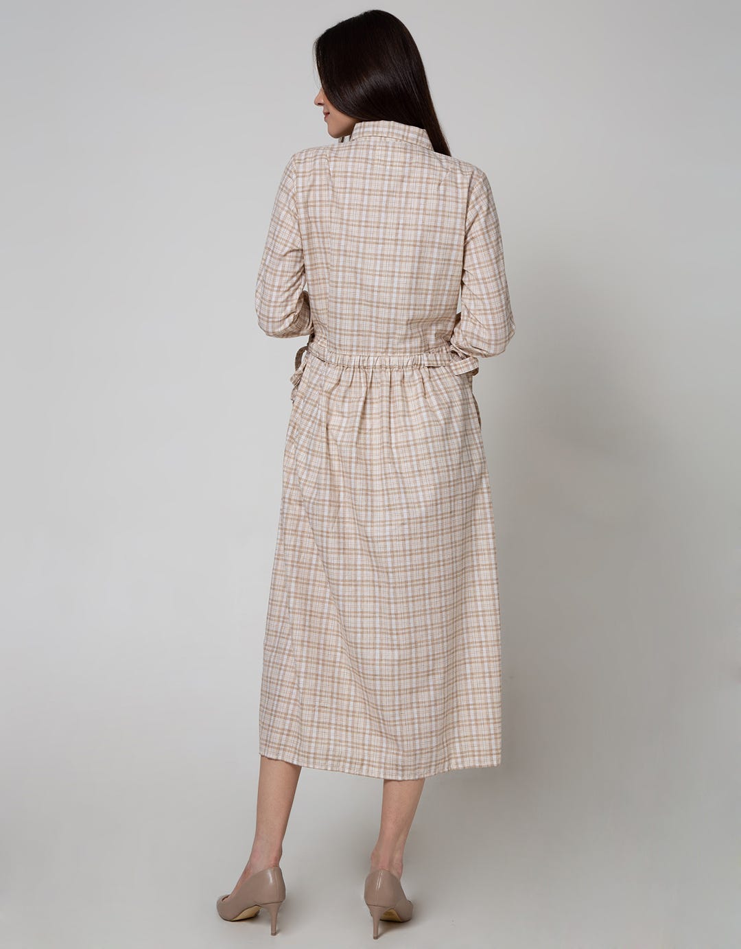 Triset Check Casual Dress