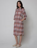 Triset Ladies Dress Full Button