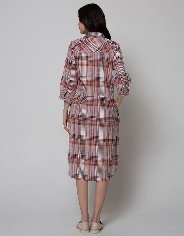 Triset Ladies Dress Full Button