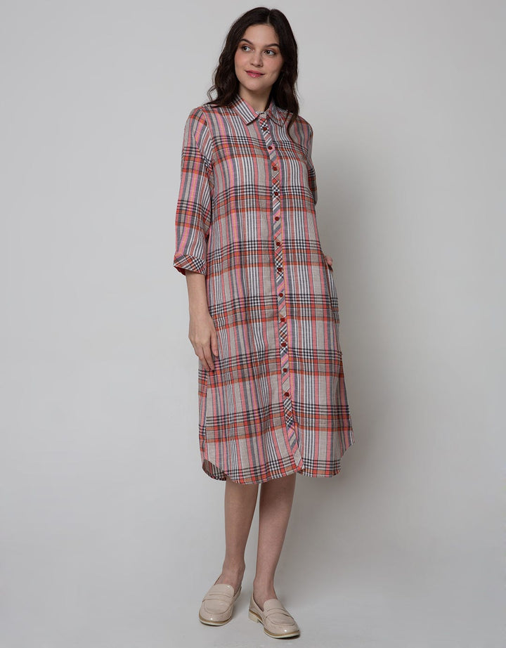 Triset Ladies Dress Full Button