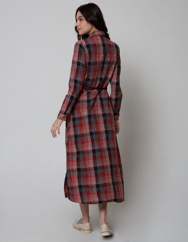 Triset Ladies Kemeja Dress Long Sleeve