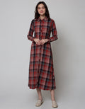 Triset Ladies Kemeja Dress Long Sleeve