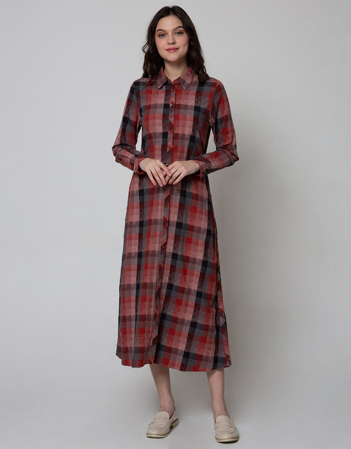 Triset Ladies Kemeja Dress Long Sleeve