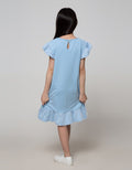 Disney Short Sleeve Midi Dress Ruffle Cinderella