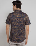 Moc Men's Short Sleeve Triblock Shirt