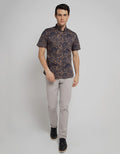 Moc Men's Short Sleeve Triblock Shirt