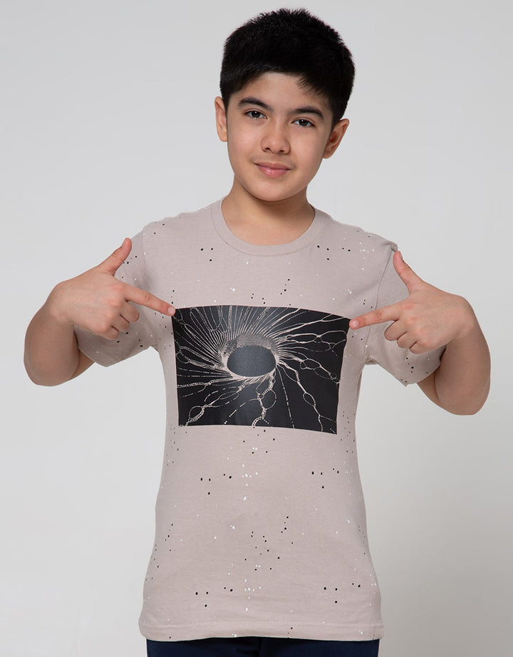 Nevada Short Sleeve T-Shirt Print Dot Globe