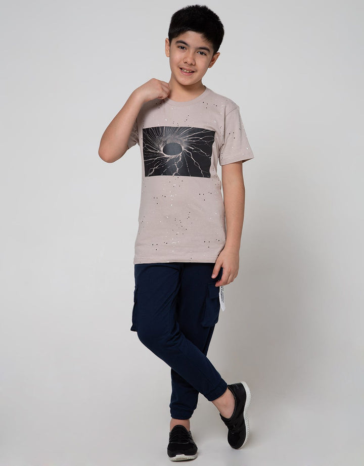 Nevada Short Sleeve T-Shirt Print Dot Globe