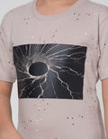 Nevada Short Sleeve T-Shirt Print Dot Globe