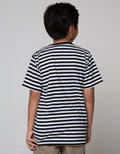 Nevada Short Sleeve T-Shirt Yarndye Stripe Basic With Pocket