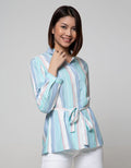 Nevada Long Sleeve Shirt Top Stripe