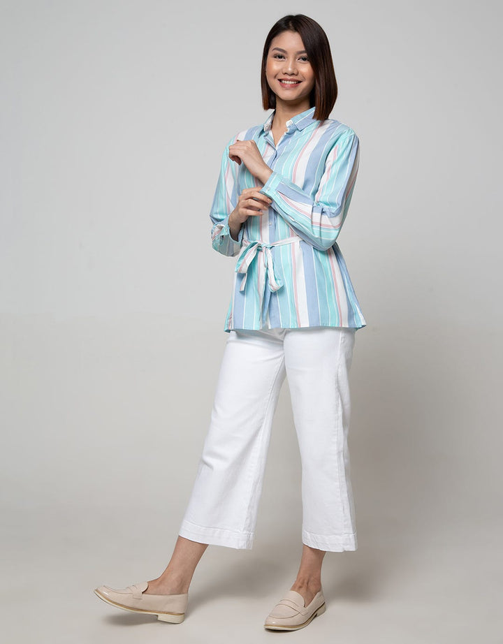 Nevada Long Sleeve Shirt Top Stripe