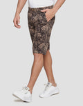 Gabs Leaf Print 5 Pocket Men's Shorts