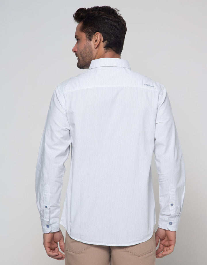 Watchout Casual Block Button Shirt