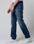 Watchout Jeans Long Pants With Washed Accent