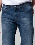Watchout Jeans Long Pants With Washed Accent