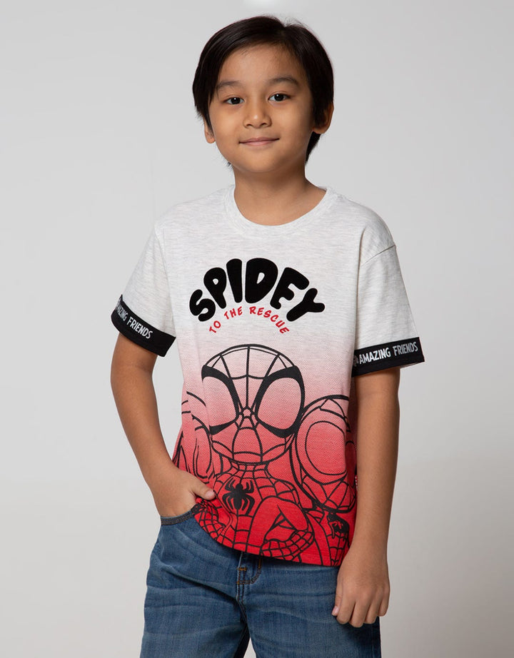 Marvel T-Shirt Spiderman Friends Ombre