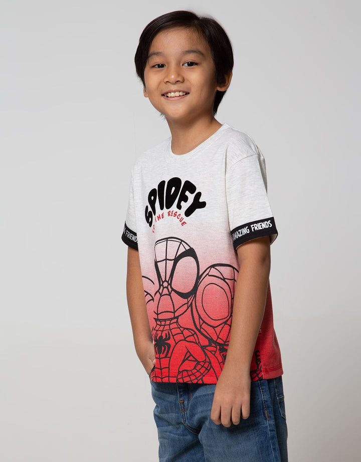 Marvel T-Shirt Spiderman Friends Ombre