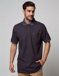 Cole Short Sleeve Polo Shirt Aop Geometri Square