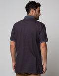Cole Short Sleeve Polo Shirt Aop Geometri Square