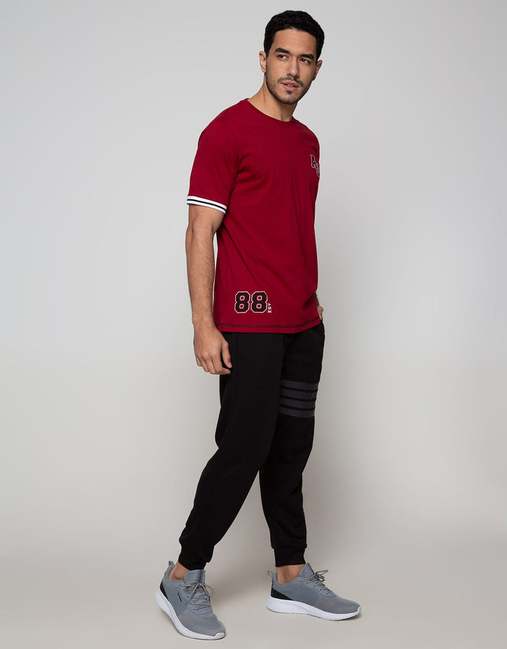 American Jeans Short Sleeve T-Shirt Rib Sleeve