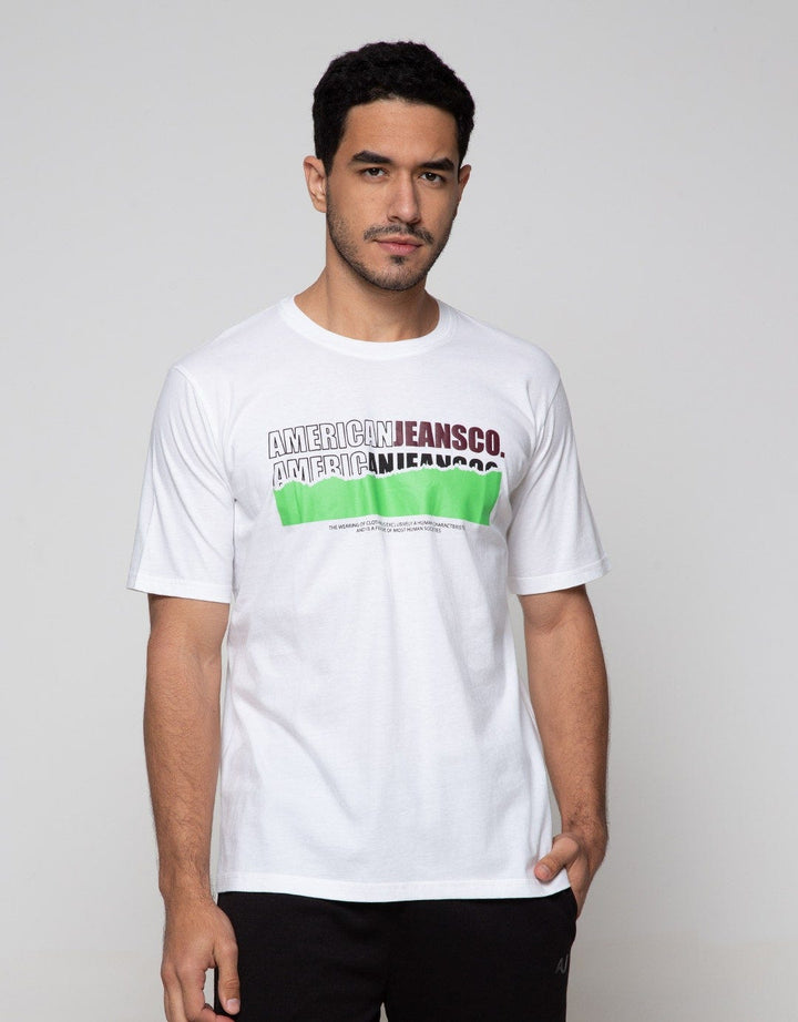 American Jeans Short Sleeve T-Shirt Branding Aj