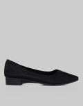 Laviola Pointy Beads Flat Shoes Women