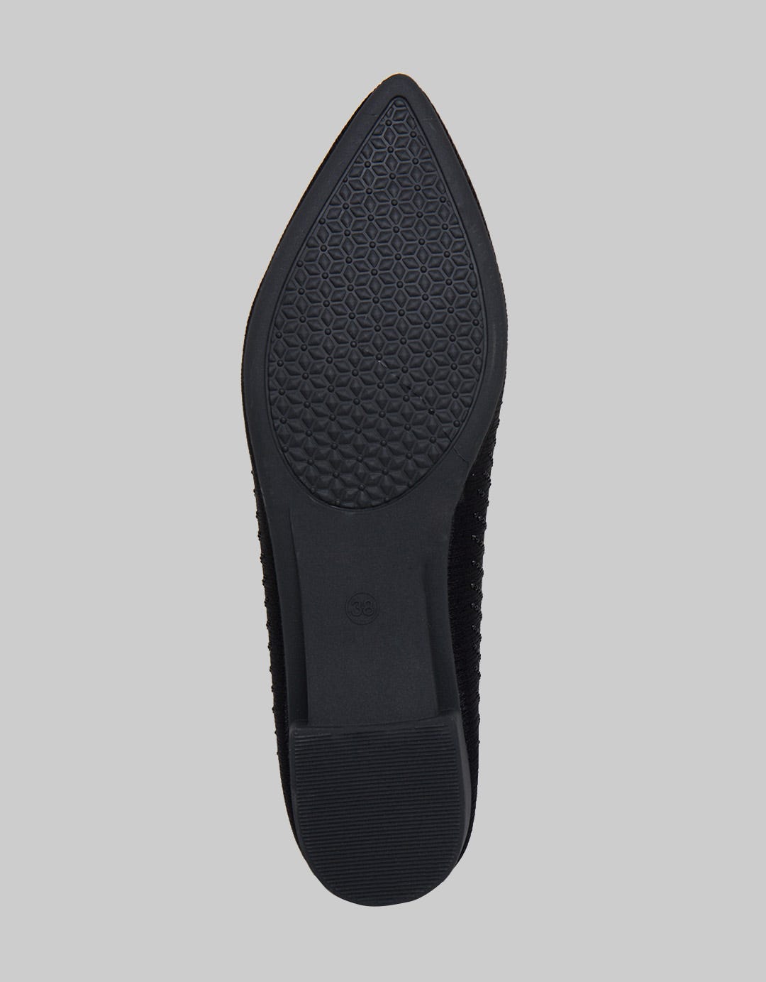 Laviola Pointy Beads Flat Shoes Wanita