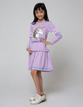 Aero Long Sleeve Unicorn Midi Dress