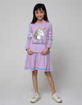 Aero Long Sleeve Unicorn Midi Dress