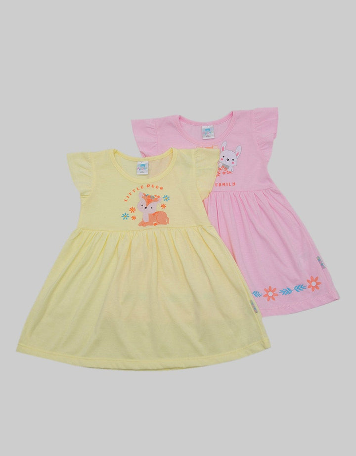 Pipiniko Short Sleeve Midi Dress Pack Of 2 Dress Deer