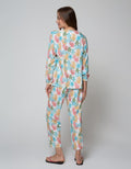 St. Yves Long Sleeve Pyjama Pants Colourfull Monstera