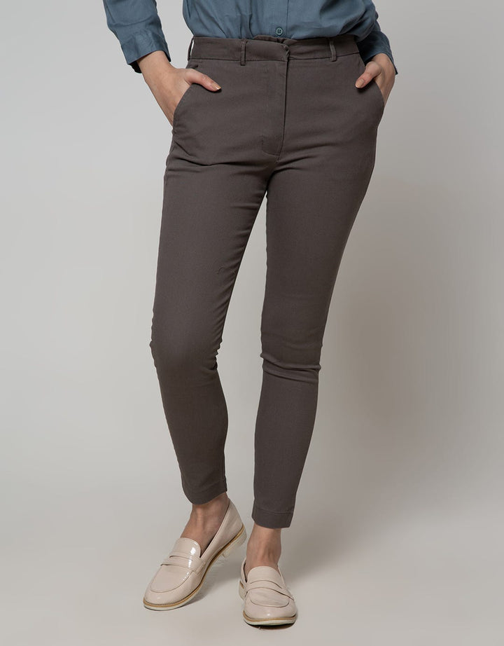 Geela Slim Fit Pants Ash