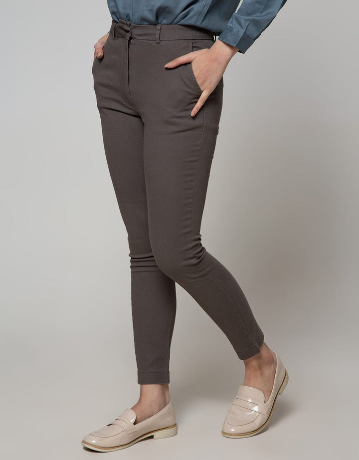 Geela Slim Fit Pants Ash