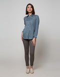 Geela Slim Fit Pants Ash