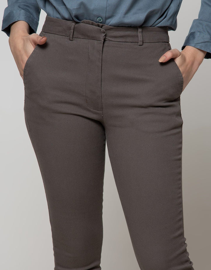 Geela Slim Fit Pants Ash